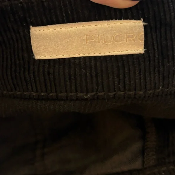 Pilcro by Anthropologie Cropped Brown Corduroy Bootcut Pants size 31 - Picture 4 of 6